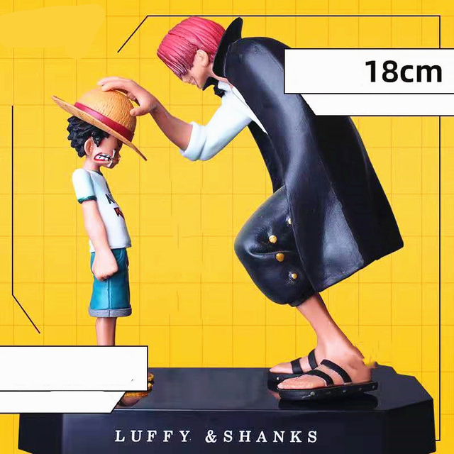 Figurka akcji Anime One Piece Zoro Luffy Sanji, trzy dachy, pozłacany ozdobny posąg Saurona - Wianko - 11