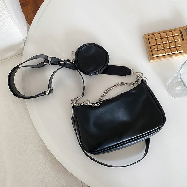 Luksusowa torebka na ramię typu Messenger 3 w 1 - projektanta, telefonu i kopertówki ze skóry PU - Wianko - 13