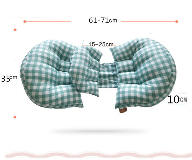 Macierzyństwo - poduszki ciążowe: Poduszki boczne wsparcie brzucha w kształcie U - Wianko - 2
