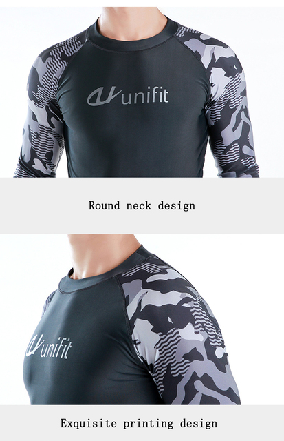 Sportowy Obcisły T-shirt z długim rękawem do pływania i surfowania męskiego - ochrona UV i wysypka - Wianko - 9
