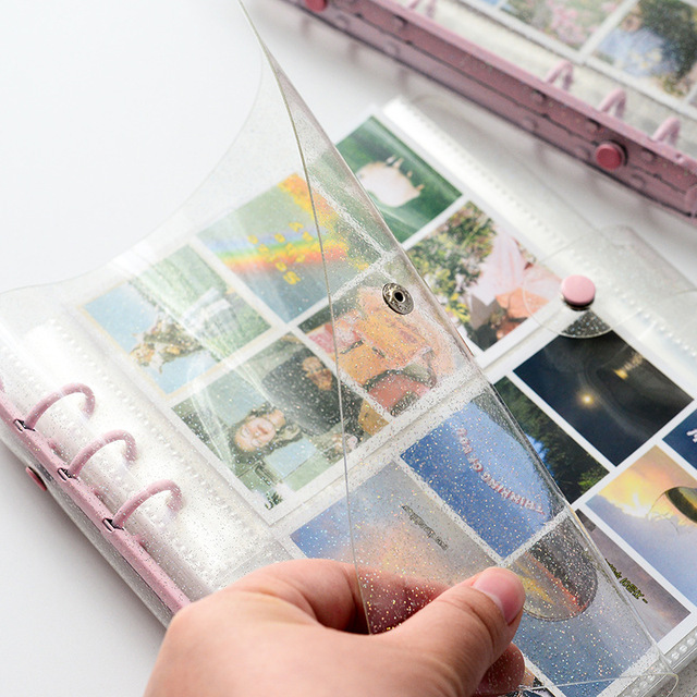 Album fotograficzny Jelly Color z 200 kieszeniami PVC dla aparatów Fujifilm Instax Mini LiPlay 11 9 8 7s 25 70 90 z uchwytem na fotokarty - Wianko - 2