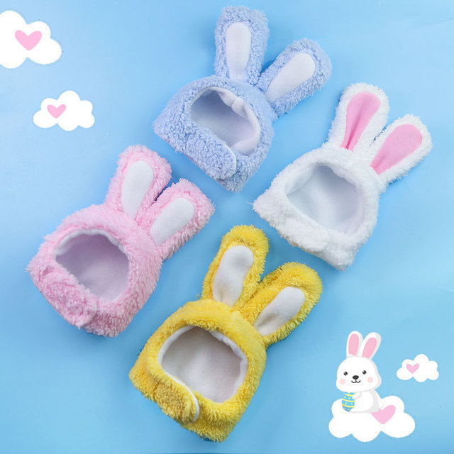 Nakrycie głowy dla małych psów - kreatywne uszy królika do kostiumu zwierząt - Wianko - 1