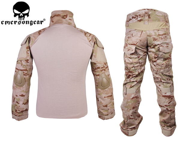 EMERSON Gen2 mundur bojowy Airsoft w kamuflażu Multicam - koszulka i spodnie z ochraniaczami na łokcie (EM6970 MCAD) - Wianko - 4