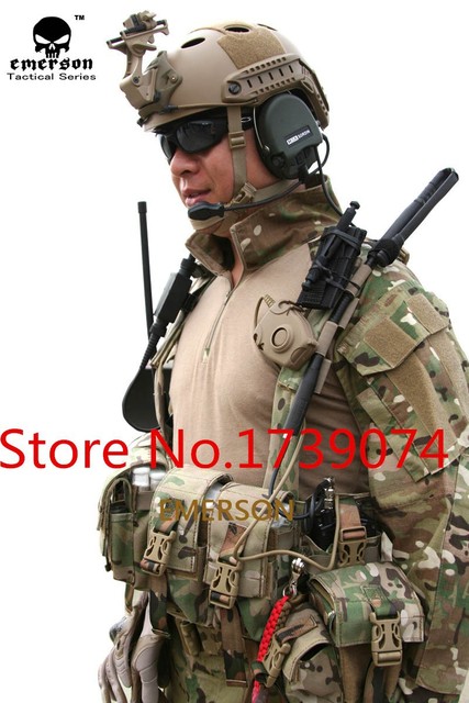 EMERSON Gen2 mundur bojowy Airsoft w kamuflażu Multicam - koszulka i spodnie z ochraniaczami na łokcie (EM6970 MCAD) - Wianko - 12