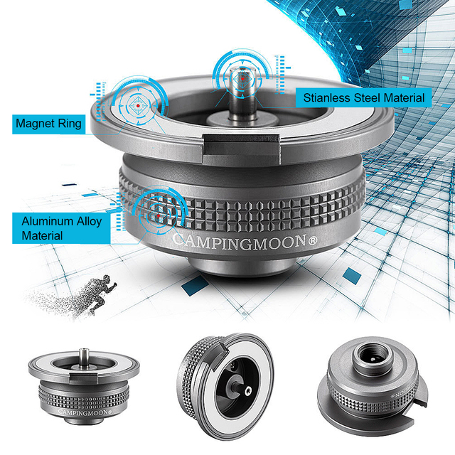 Sprzęt biwakowy: magnesowy podział kartridża, adapter zbiornika, konwerter do gotowania na kempingu - Wianko - 11