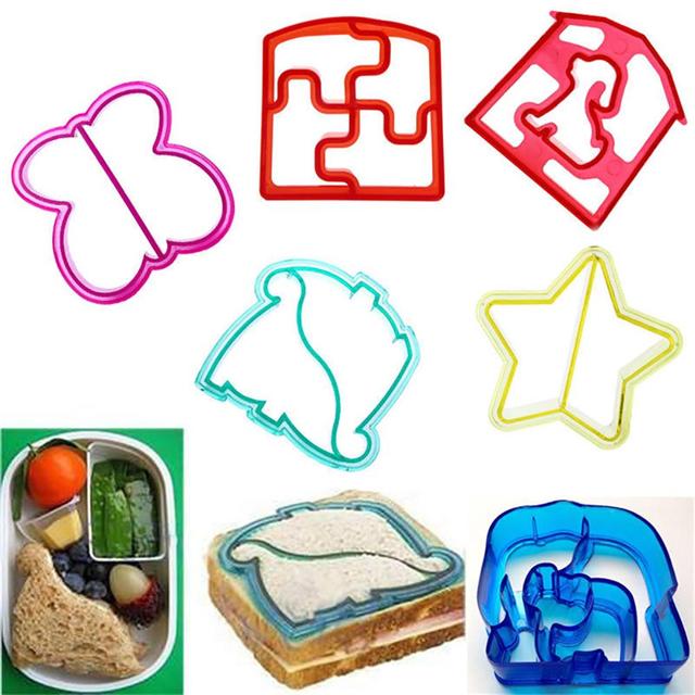Foremka do ciast i wykrawacz do kanapek, forma do śniadania dla dzieci - Bento DIY, ciastkowy słodki toster do chleba - Wianko - 5