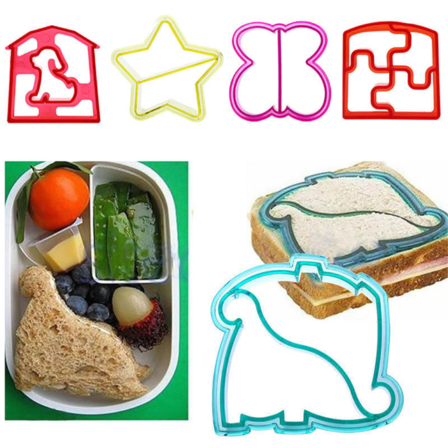 Foremka do ciast i wykrawacz do kanapek, forma do śniadania dla dzieci - Bento DIY, ciastkowy słodki toster do chleba - Wianko - 4