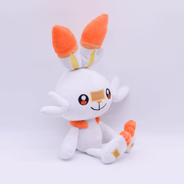 Pluszowe zabawki Pokémon Anime: Scorbunny, Sobble, Grookey - zwierzęta Kawaii Bunny, Lizard, małpa - prezent dla dzieci - Wianko - 3