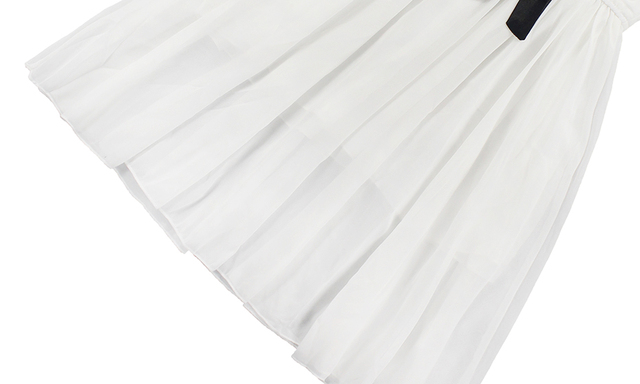 Sukienka plażowa dla dziewczynek w wieku 6-14 lat - biała, letnia moda 2019 - Wianko - 36