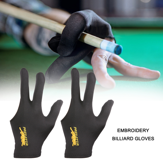 Rękawiczki bilardowe Snooker 3-Finger Lycra, lewa ręka, otwarty kij, unisex - Wianko - 7