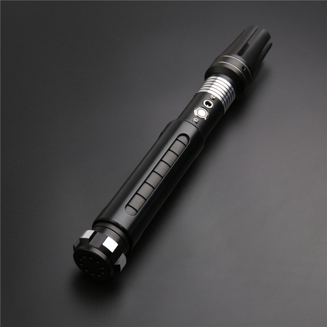 Miecz świetlny CIELTAN TS019 Baselit RGB z ostrzem o średnicy 1 cala, efektem Blaster Lock up i dźwiękiem - multi-kolorowy - Wianko - 2