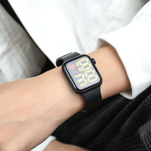 Nowoczesny zegarek damski wodoodporny z silikonowym paskiem - Wianko - 11