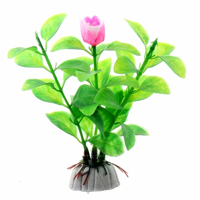 Symulacja wodna ozdoba roślinna do akwarium: dekoracja kwiatowa 5 kolorów i trawa - Wianko - 13