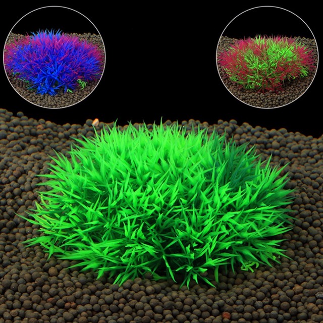 Symulacja wodna ozdoba roślinna do akwarium: dekoracja kwiatowa 5 kolorów i trawa - Wianko - 8