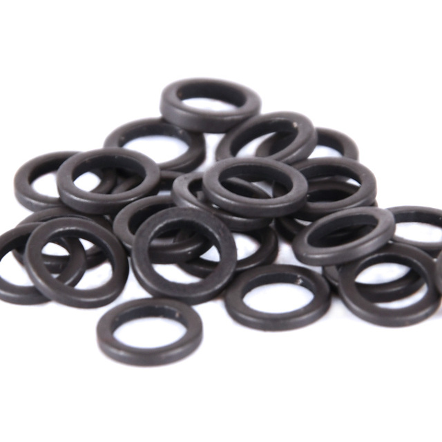 50 sztuk okrągłych złączy Rig pierścień wędkarskich akcesoriów HYBOLAN 2mm-5.3mm matowe czarne O pierścienie - Wianko - 4