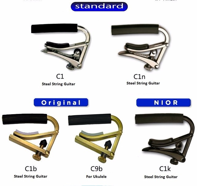 Shubb Capo standardowa stalowa struna Ukulele C1 C1n C1b C1k C9b - Wianko - 2