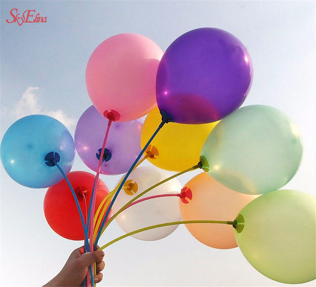 10 różowych perłowych lateksowych balonów nadmuchiwanych dekoracji - ślubne, urodzinowe, dekoracje powietrzne - 6Z SH032-D-10 - Wianko - 10