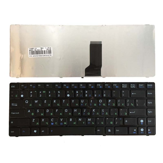 Klawiatura do laptopa ASUS K43/K44 czarna RU - Wianko - 1