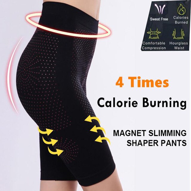 Wyszczuplające spodnie do ćwiczeń, legginsy damskie Legging z efektem spalania kalorii mięśni brzucha, spodenki bokserskie - Wianko - 1