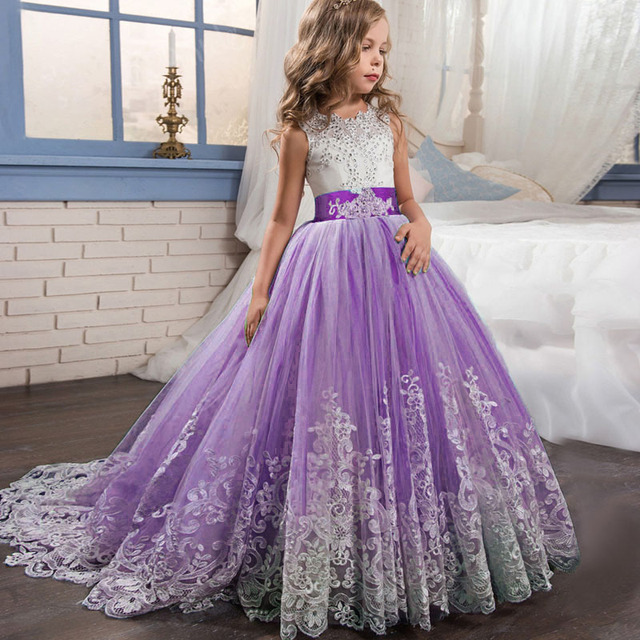 Elegancka sukienka księżniczki dla dziewczynek 4-14 lat - Wianko - 25