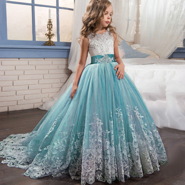 Elegancka sukienka księżniczki dla dziewczynek 4-14 lat - Wianko - 24