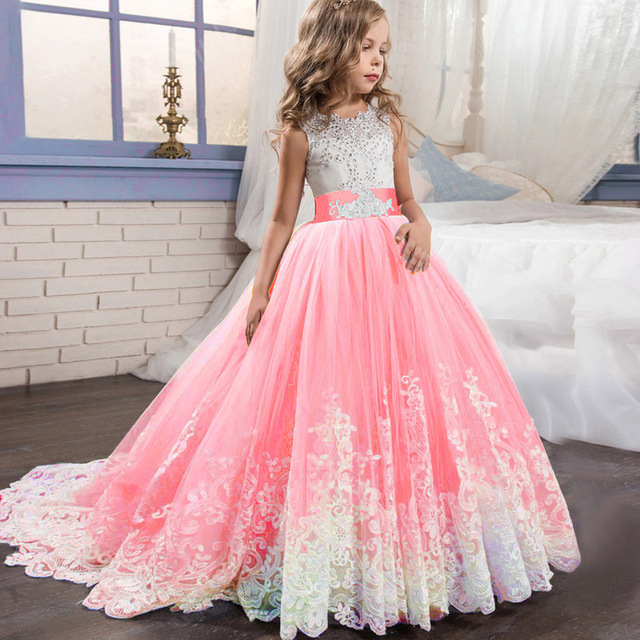 Elegancka sukienka księżniczki dla dziewczynek 4-14 lat - Wianko - 16