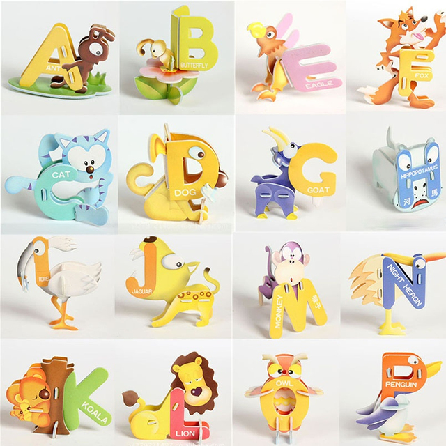 Edukacyjne karty alfabetu dla małych dzieci - rozwijanie inteligencji, nauka słów, puzzle Montessori - Wianko - 3