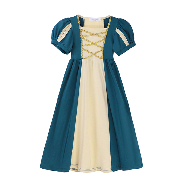 Kopciuszek - sukienka Disney Princess dla małych dziewcząt w stylu dorywczym, inspirowana Śnieżką o rozmiarze 2-10T - Wianko - 12