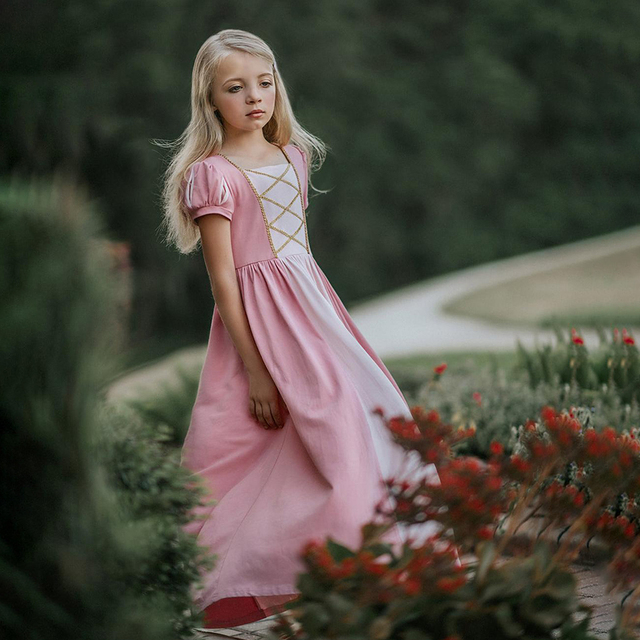 Kopciuszek - sukienka Disney Princess dla małych dziewcząt w stylu dorywczym, inspirowana Śnieżką o rozmiarze 2-10T - Wianko - 38