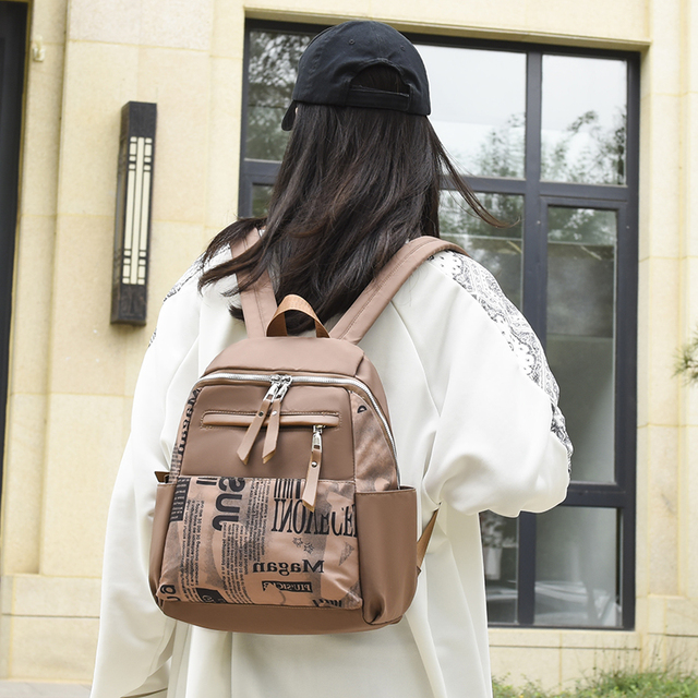Plecak damski na ramię - Podwójna torba z dużą pojemnością, idealna dla nastoletnich dziewcząt (2022) - Wianko - 2