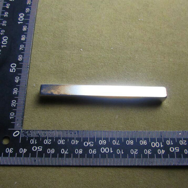 Blok magnesów neodymowych N52 100x10x10mm ziem rzadkich - 1 sztuka/partia - Wianko - 1