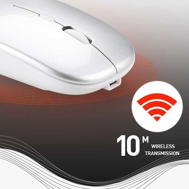 Mysz bezprzewodowa 1600Dpi 2.4G - ultra-cienka i cicha, idealna do laptopa i biura - Wianko - 10