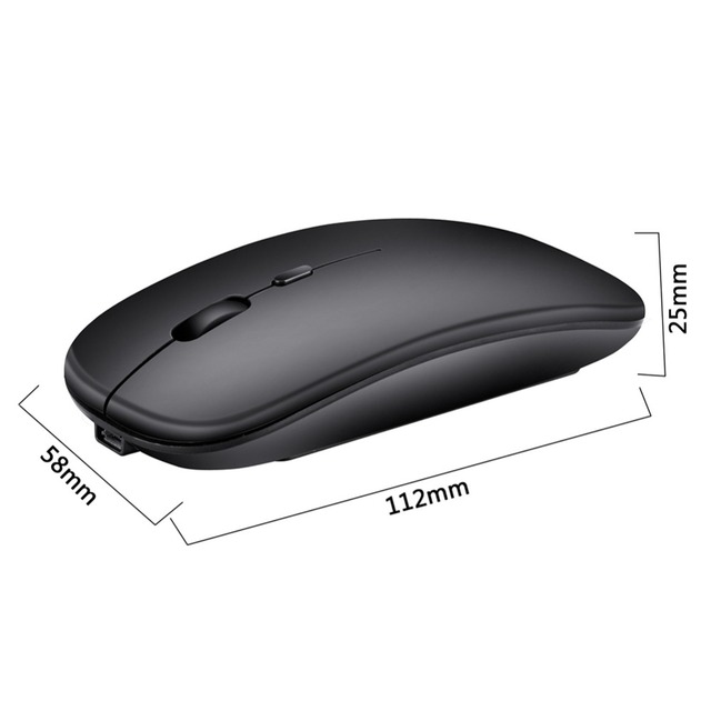 Mysz bezprzewodowa 1600Dpi 2.4G - ultra-cienka i cicha, idealna do laptopa i biura - Wianko - 12