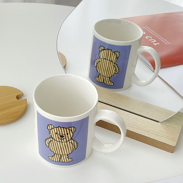 Kubek kawy ceramika niedźwiedź 300ml - Wianko - 5
