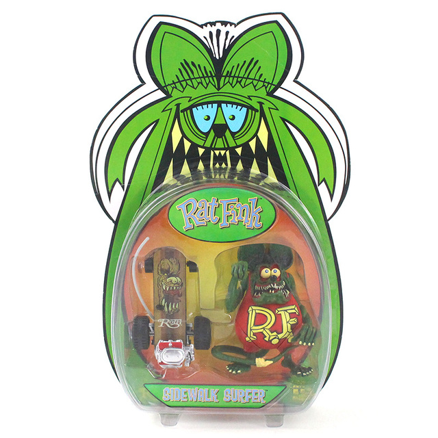 Figurka akcji RF RAT FINK Ed Big Daddy Roth Surfer Ratfink PVC - Kolekcjonerska zabawka 13cm - Wianko - 1