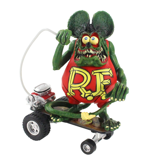 Figurka akcji RF RAT FINK Ed Big Daddy Roth Surfer Ratfink PVC - Kolekcjonerska zabawka 13cm - Wianko - 2