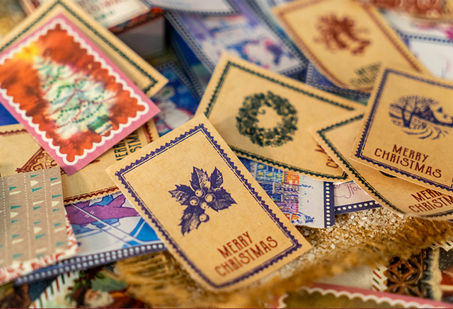 Bloki notesowe Dimi, 100 arkuszy, wesoła świąteczna broszura, Kawaii drzewo, materiał z papieru, torba bawełniana - Wianko - 8