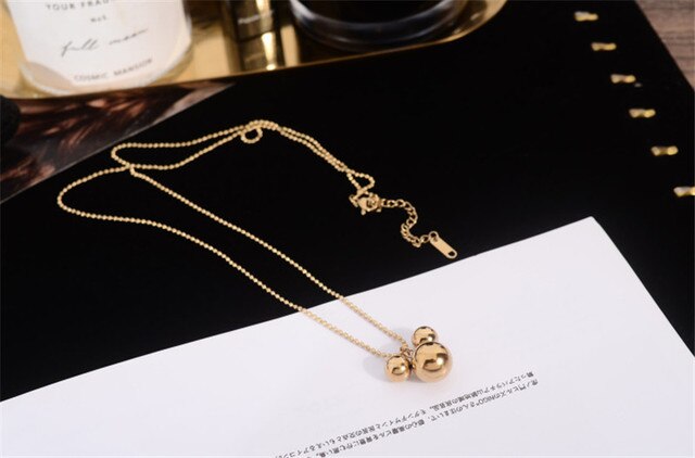 Naszyjnik z wisiorkiem YUN RUO Fashion - biała muszla serce, różowe złoto, biżuteria ze stali tytanu - Wianko - 10