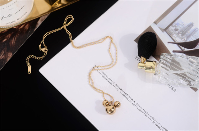 Naszyjnik z wisiorkiem YUN RUO Fashion - biała muszla serce, różowe złoto, biżuteria ze stali tytanu - Wianko - 8