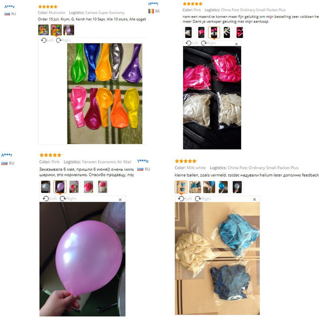 Partia 100 sztuk kolorowych perłowych balonów lateksowych na urodziny i śluby, 10 cali, 1.2g, dmuchane balony dziecięce zabawki - Wianko - 3