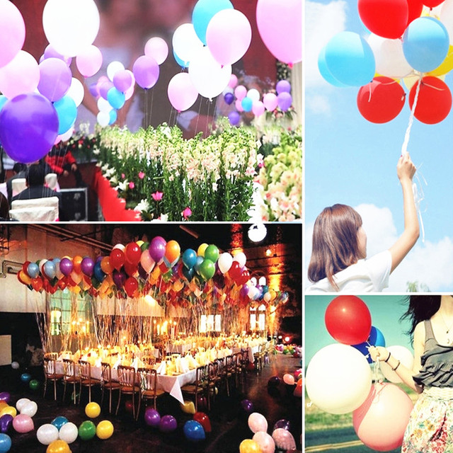 Partia 100 sztuk kolorowych perłowych balonów lateksowych na urodziny i śluby, 10 cali, 1.2g, dmuchane balony dziecięce zabawki - Wianko - 4