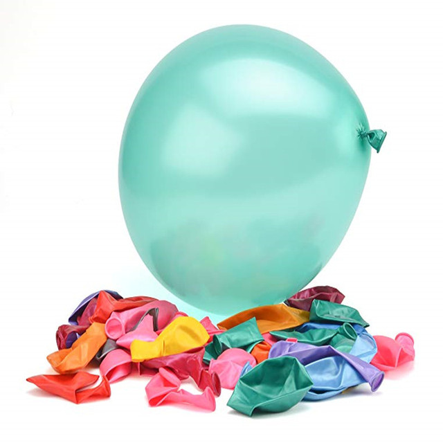 Partia 100 sztuk kolorowych perłowych balonów lateksowych na urodziny i śluby, 10 cali, 1.2g, dmuchane balony dziecięce zabawki - Wianko - 9