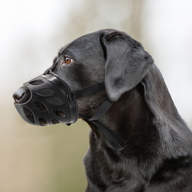 Muzzles silikonowy kaganiec dla psów - regulowany, miękki, oddychający - dla małych, średnich i dużych psów, w tym Pitbull - zatrzymuje gryzienie i szczekanie - Wianko - 21