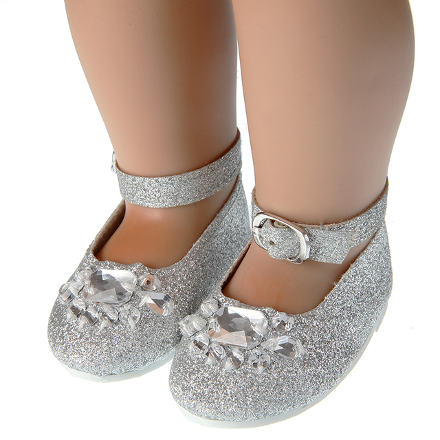 Nowa kolekcja kryształowych butów DollTalk 2019 dla lalek 18 Cal BJD Mini lalki - Wianko - 5