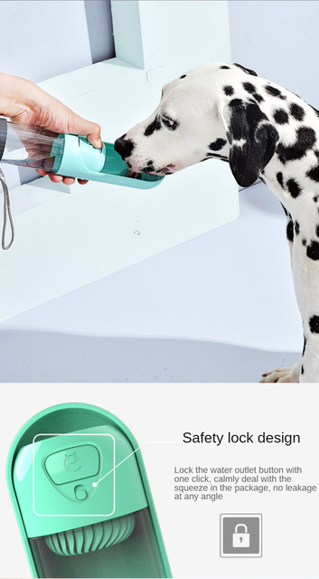 Automatyczny kubek do picia z filtrem dla psów NICREW z przenośną butelką - Wianko - 9