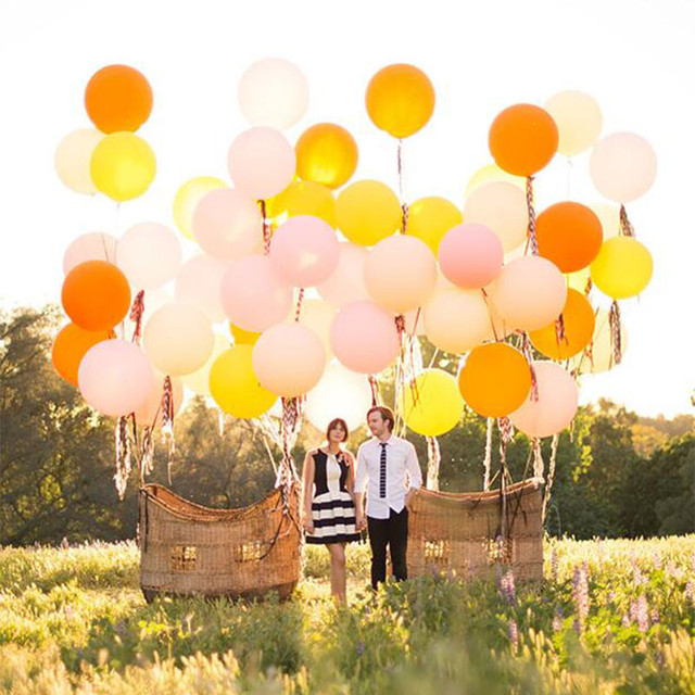 Partia 10 sztuk, duże balony o rozmiarze 36 cali (90cm), Jumbo Giant, lateksowe, dekoracja dla ślubu, przyjęcia, urodzin i pokazów - Wianko - 9