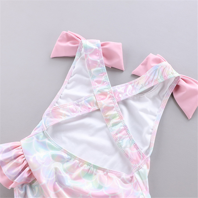 Letni strój kąpielowy dla dziewczynki - maluch - syrenka Tutu: bikini jednoczęściowe z czepkiem 2021 - Wianko - 26