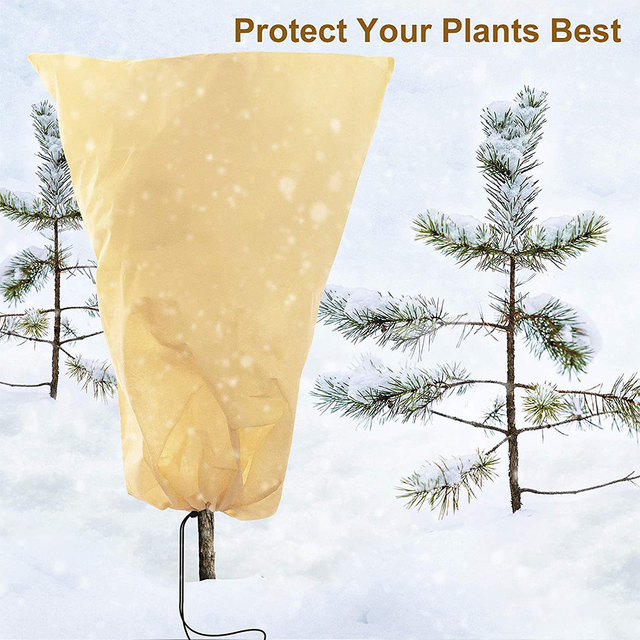 Zimowa ochrona roślin: zagęszczona torba przeciw mrozowi dla drzew i krzewów - Wianko - 4