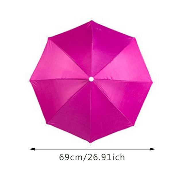 Czapka parasolka wodoodporny odporny na UV głośnomówiący składany parasol czapka parasolka odkryty obóz wędkowanie piesze wycieczki Pesca parasol przeciwsłoneczny kapelusze - Wianko - 7
