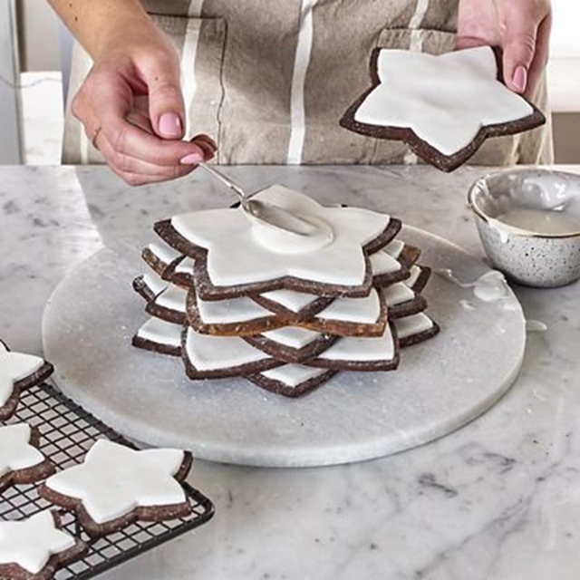 Zestaw 6 foremek do wycinania 3D ciasteczek świątecznych, w kształcie gwiazdek i serc, idealny do dekoracji bożonarodzeniowych - Wianko - 7